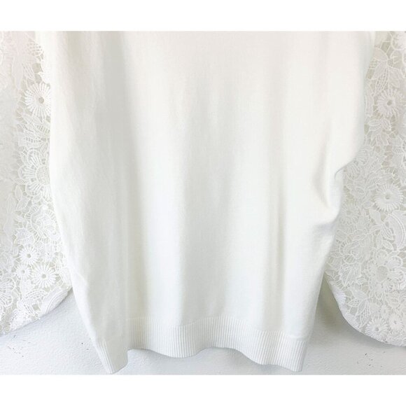 NWT Sioni Lace Sleeve Sweater Size M - Picture 5 of 9